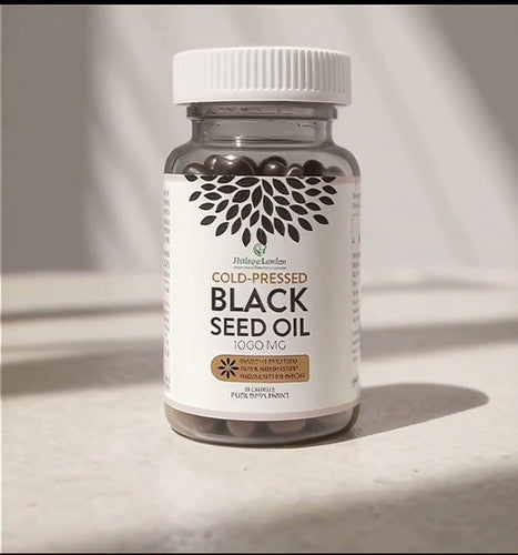 Cold Pressed Black Seed Oil 1000mg | Herbique London
